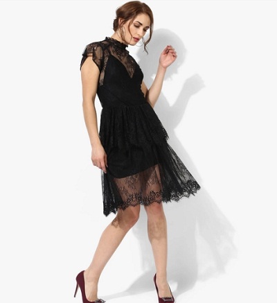 India Desire : Jabong Steal Deal: Buy Black Coloured Solid Shift Dress With Lining At Rs 658 [Regular Price Rs 1999]